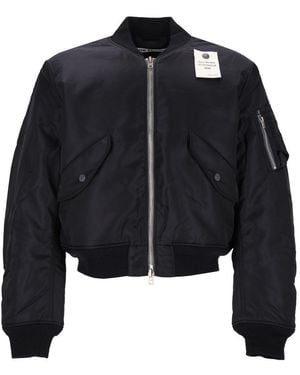 Acne Studios Nylon Bomber Jacket - Black