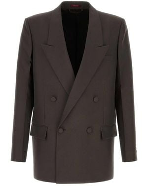 Gucci Chocolate Panama Blazer - Black