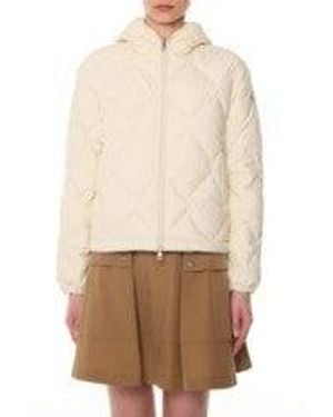 Moncler Coats - Natural