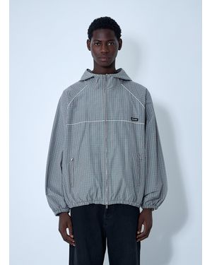 ジャケット・アウター Miu Miu Mens Archive jacket 50 Miu Miu Logo-Embroidered Zip Up Wool Bomber Jacket