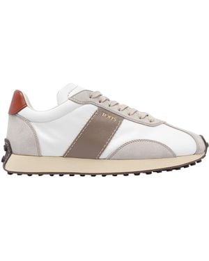 Tod's T Vintage Leather Sneakers - White