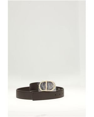 Dior Dior Homme Cd Logo Belt - White