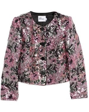 Self-Portrait Jackets - Purple