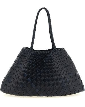 Dragon Diffusion 'Santa Croce Big' Shoulder Bag - Blue