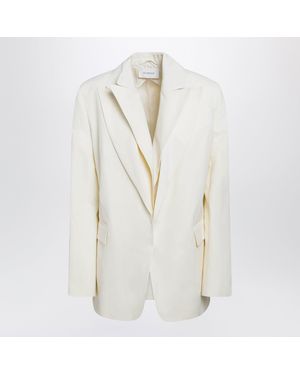 Sportmax Double-Collar Blazer - White