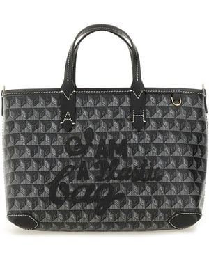 Anya Hindmarch I Am A Plastic Bag Tote Bag Xs - Black