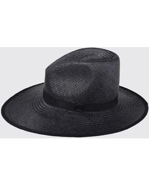 Max Mara Raffia Hat - Black