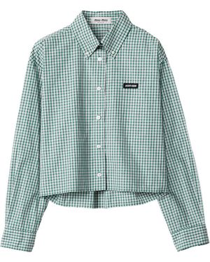 Miu Miu Miumiu Camicia - Blue