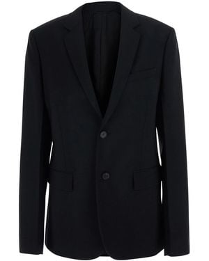 Fendi Jacket Sb Kid Mohair - Black