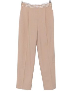 CASABLANCA Neutrals Pants - Natural