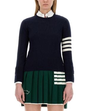 Thom Browne 4Bar Shirt - Blue