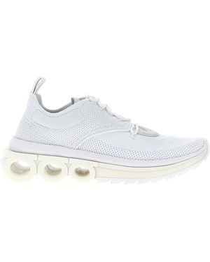 Ferragamo Running Sneaker - White