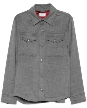 Brunello Cucinelli Jackets - Gray