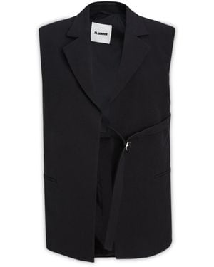 Jil Sander Clothing Blazers & Gilets - Black