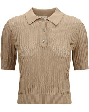 Jacob Cohen Cotton Polo Shirt - Natural