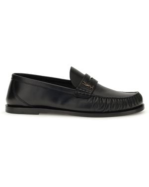 Saint Laurent Laurent Loafers - White