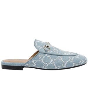 Gucci Princetown Slippers - Blue