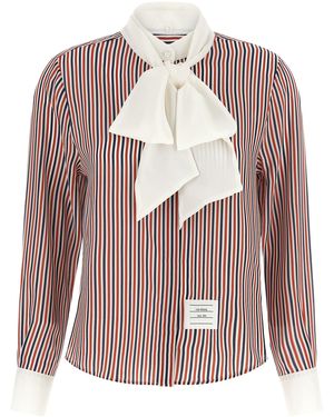Thom Browne Removable Lavallière Collar Shirt - Pink