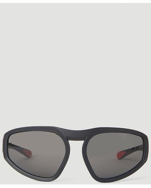 Moncler Pentagra Geometric Sunglasses - Gray