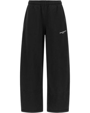 Alexander Wang Logo Fleece Pants - Black