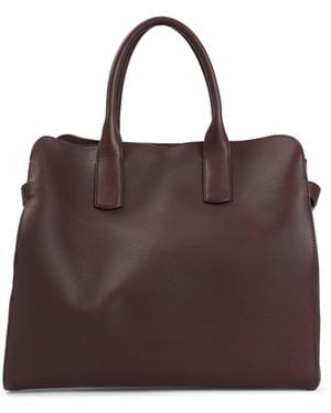 Giorgio Armani Calf Leather Shoulder Bag - Brown