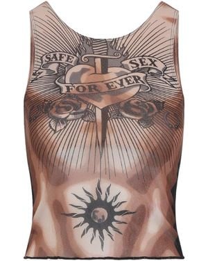 Jean Paul Gaultier Top - Brown