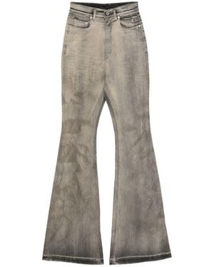 Rick Owens Bootcut Denim Jeans - Gray