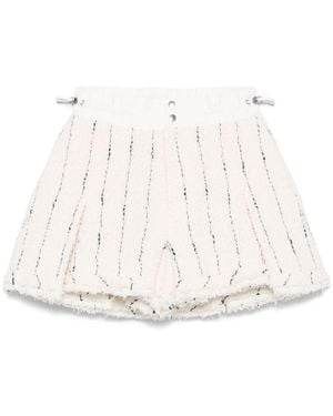 Sacai Tweed Shorts - Natural