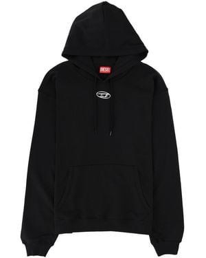 DIESEL Felpa -Norm-Hood-Iod" - Black