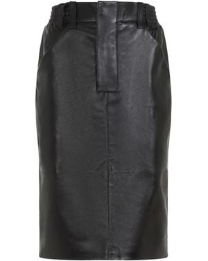 Saint Laurent Midi Skirt - Black