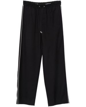 Loewe Wool Drawstring Pants - Black