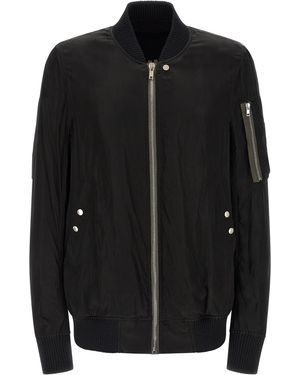 Rick Owens Copper Bomber Clothing - Black