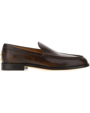 Tod's Leather Loafers - White