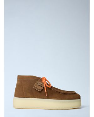 Miu Miu Suede Ankle Boots - White