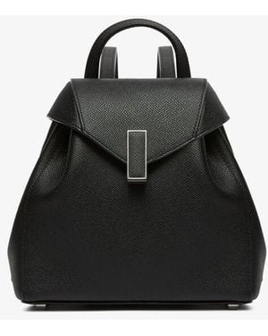 Valextra Iside Mini Leather Backpack - Black