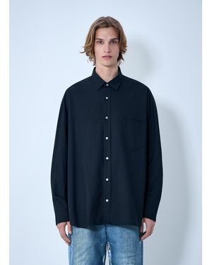 Acne Studios Check Button-Up Shirt - Blue