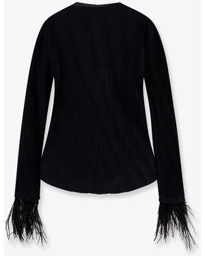 BOSS Efedera Pleated Top - Blue