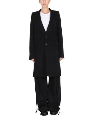 Ann Demeulemeester Celine Coat - Black