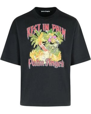 Palm Angels T-Shirts & Vests - Black