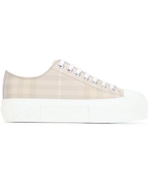 Burberry Check-Print Sneaker Sneakers For - White
