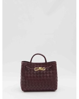 Bottega Veneta Small Andiamo Bag - Purple