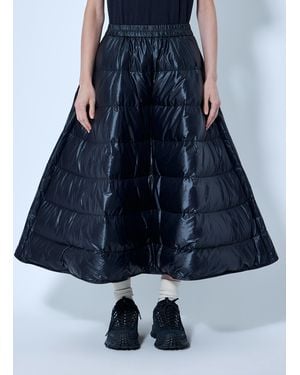 Moncler A-Line Down Midi Skirt - Blue