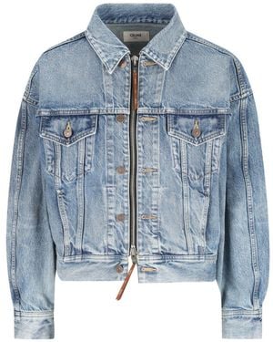Celine Denim Trucker Jacket - Blue
