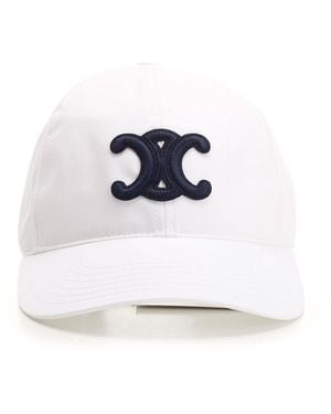 Celine Triumph Cap - White