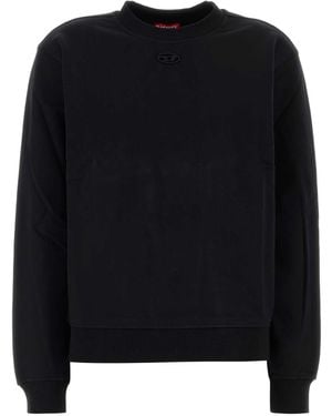 DIESEL Cotton Sweatshirt - Black