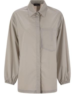 Herno Stretch Tech Shirt - Gray