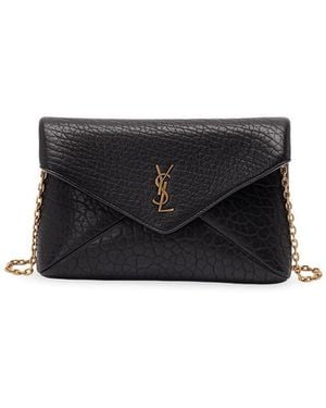 Saint Laurent 'Ysl' Medium Bag - White