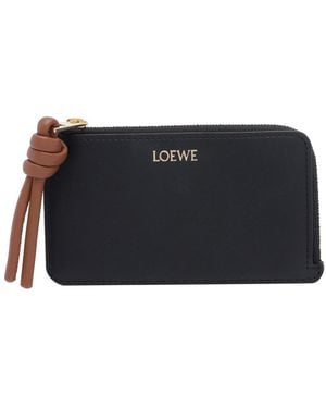 Loewe Knot Coin Cardholder - Black
