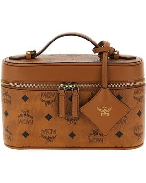 MCM Small 'Aren' Vanity Case Crossbody Bag - Brown