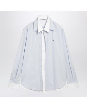 Acne Studios Layered Poplin Button-Up Shirt - White